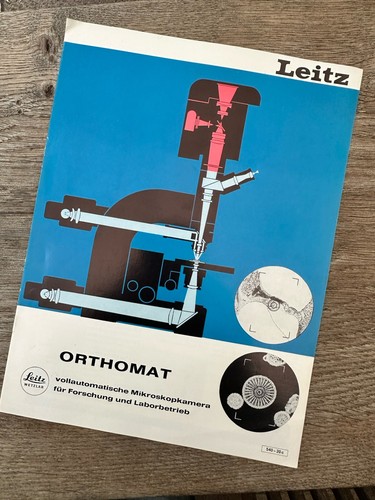 Microscopio leitz depliant - microscopio,