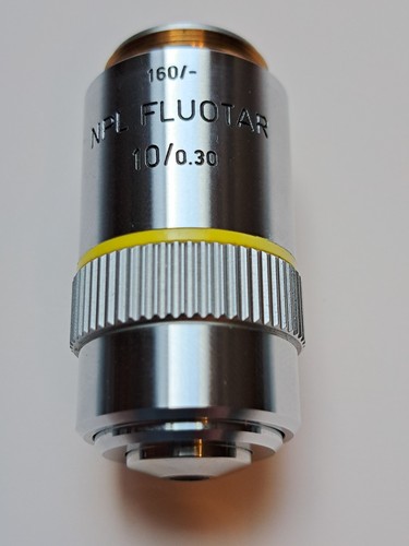 Obiettivo microscopio leitz - obiettivo,