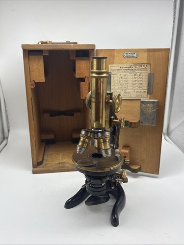 Microscopio leitz 1915 - microscopio,